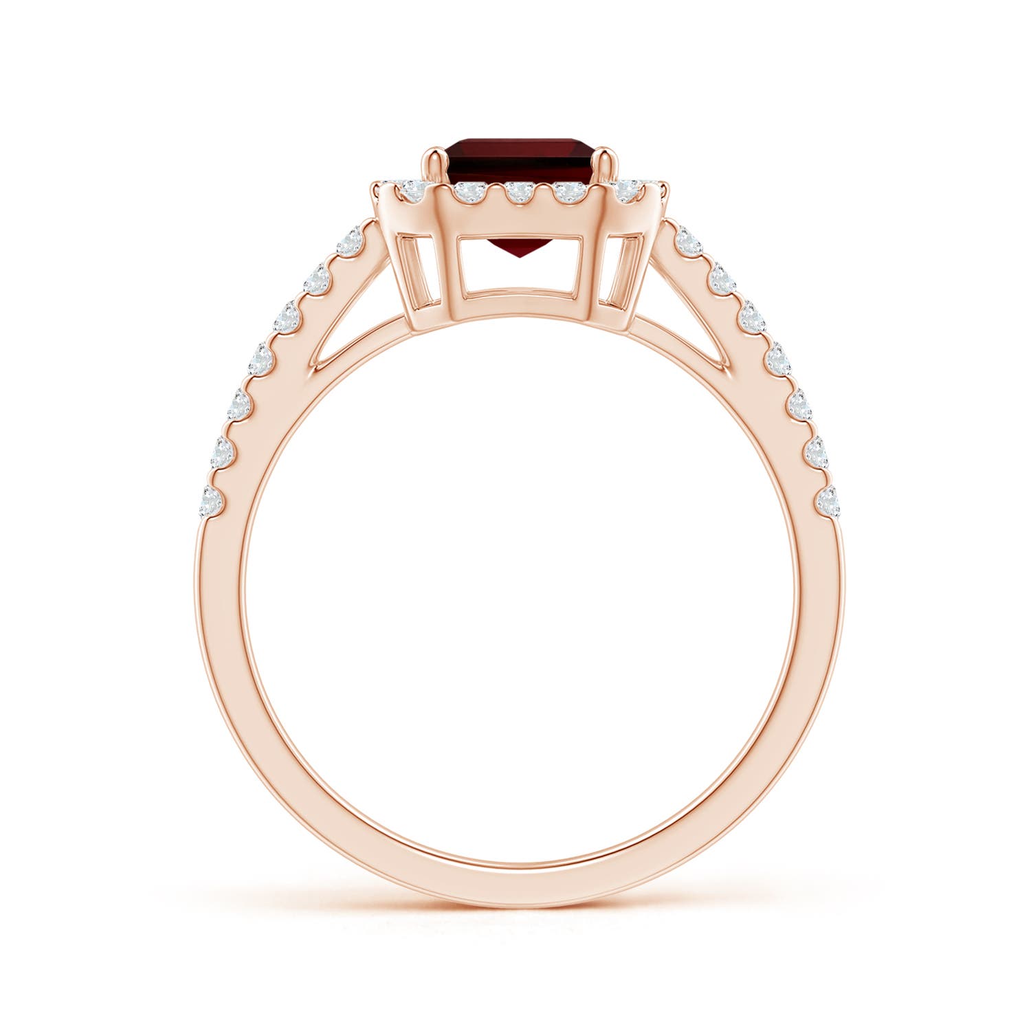 AA - Garnet / 2.21 CT / 14 KT Rose Gold