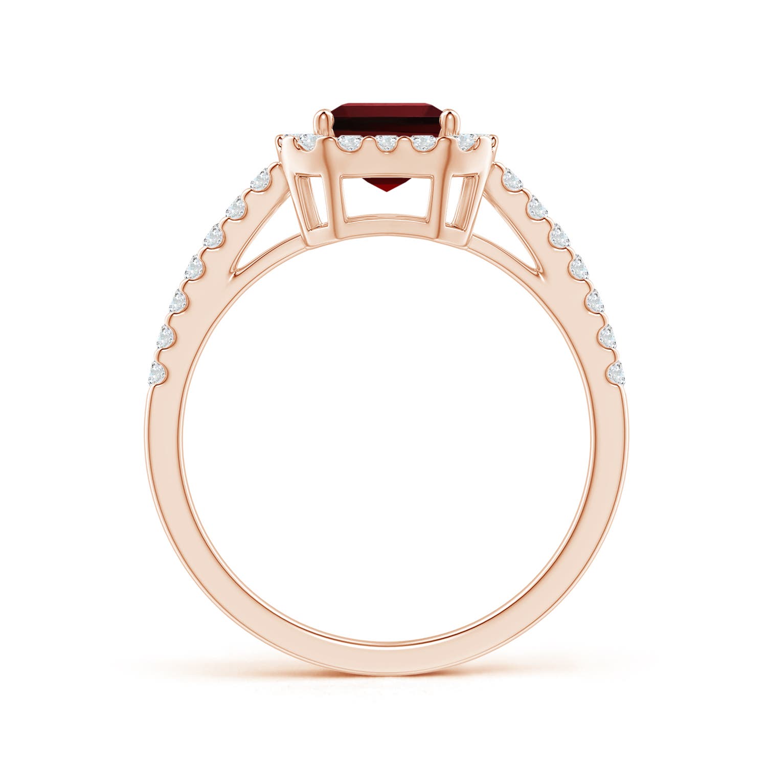 AAAA - Garnet / 2.21 CT / 14 KT Rose Gold