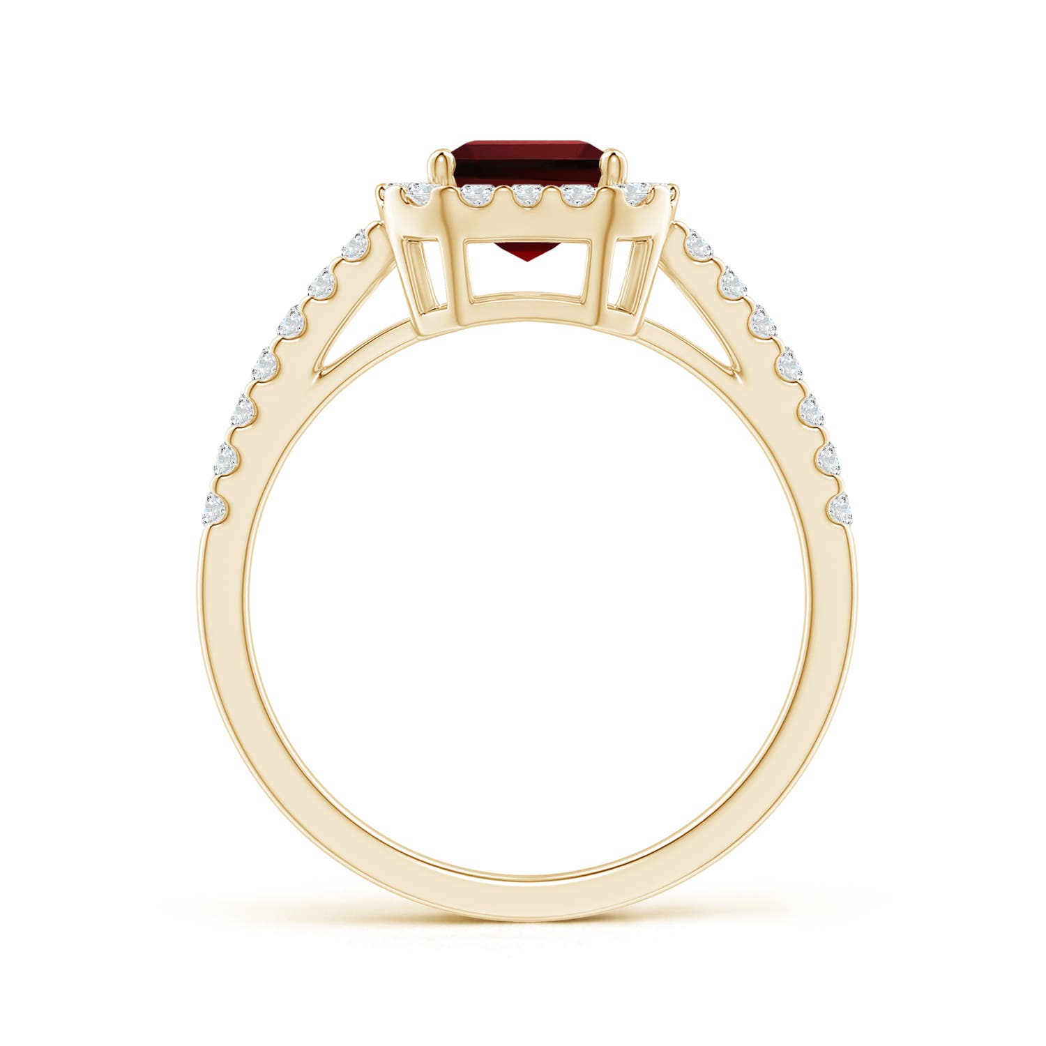 AAAA - Garnet / 2.21 CT / 14 KT Yellow Gold