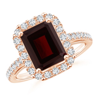 Emerald Cut A Garnet