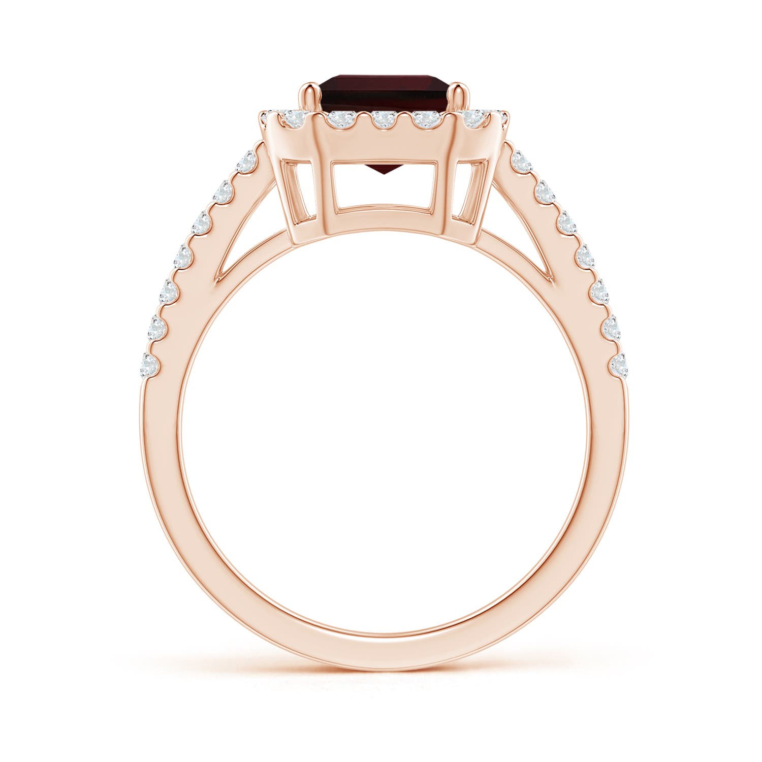 A - Garnet / 3.28 CT / 14 KT Rose Gold