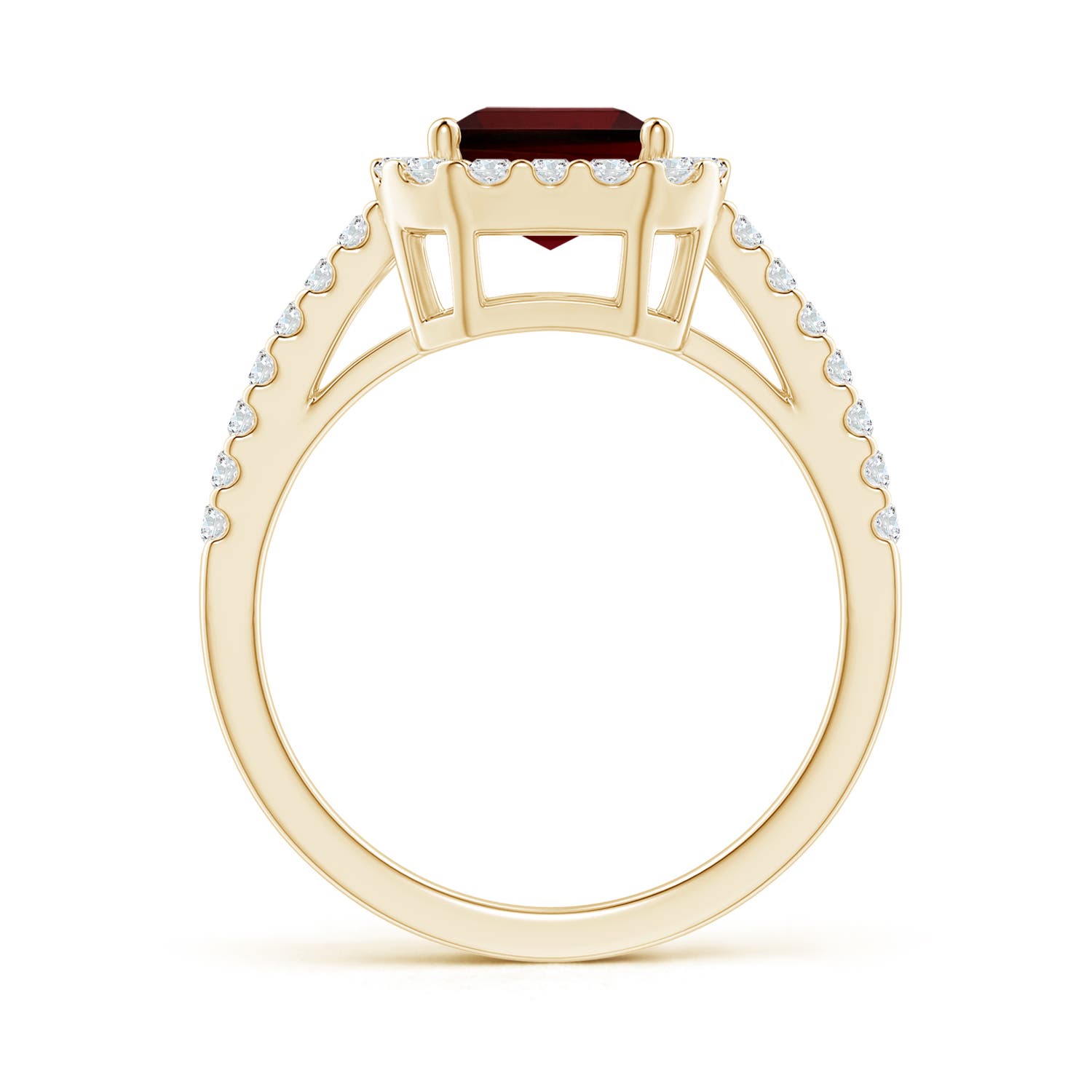 AA - Garnet / 3.28 CT / 14 KT Yellow Gold