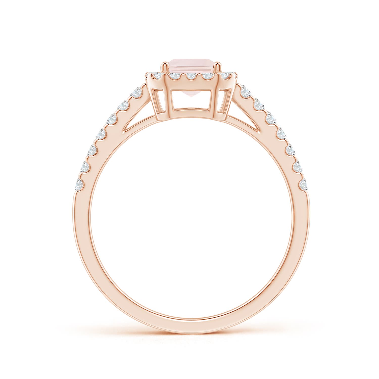 A - Morganite / 1.23 CT / 14 KT Rose Gold