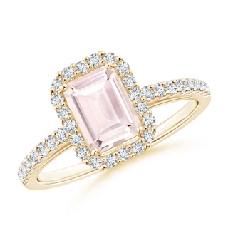 Emerald Cut A Morganite