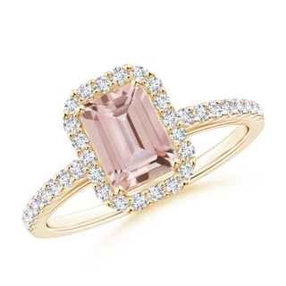 Emerald Cut AAA Morganite