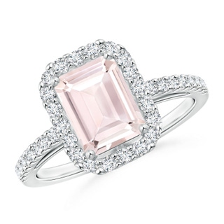 Emerald Cut A Morganite