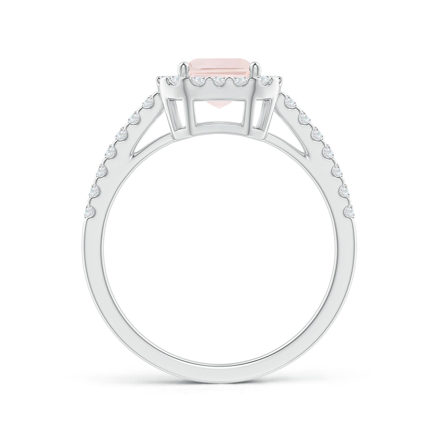 A - Morganite / 1.81 CT / 14 KT White Gold