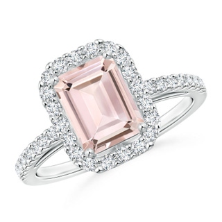 Emerald Cut AA Morganite