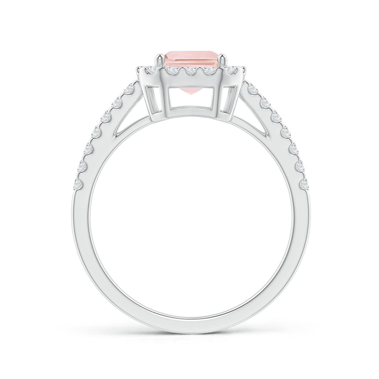 AA - Morganite / 1.81 CT / 14 KT White Gold