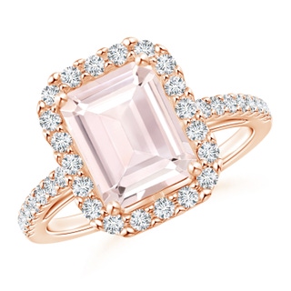 Emerald Cut A Morganite