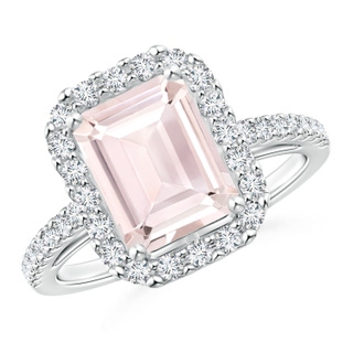 Emerald Cut A Morganite