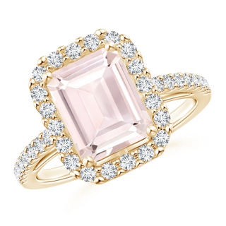 Emerald Cut A Morganite