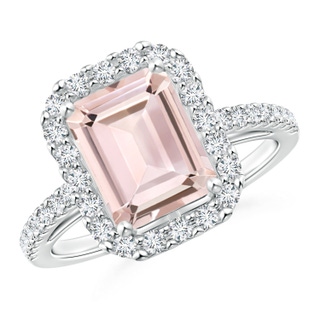 Emerald Cut AA Morganite