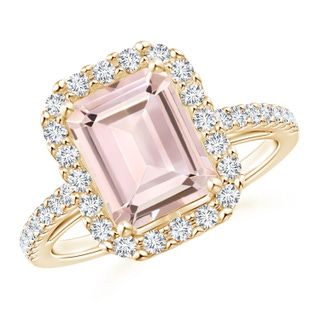 Emerald Cut AA Morganite