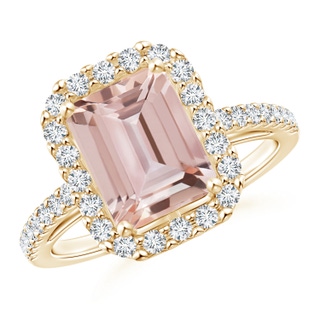 Emerald Cut AAA Morganite