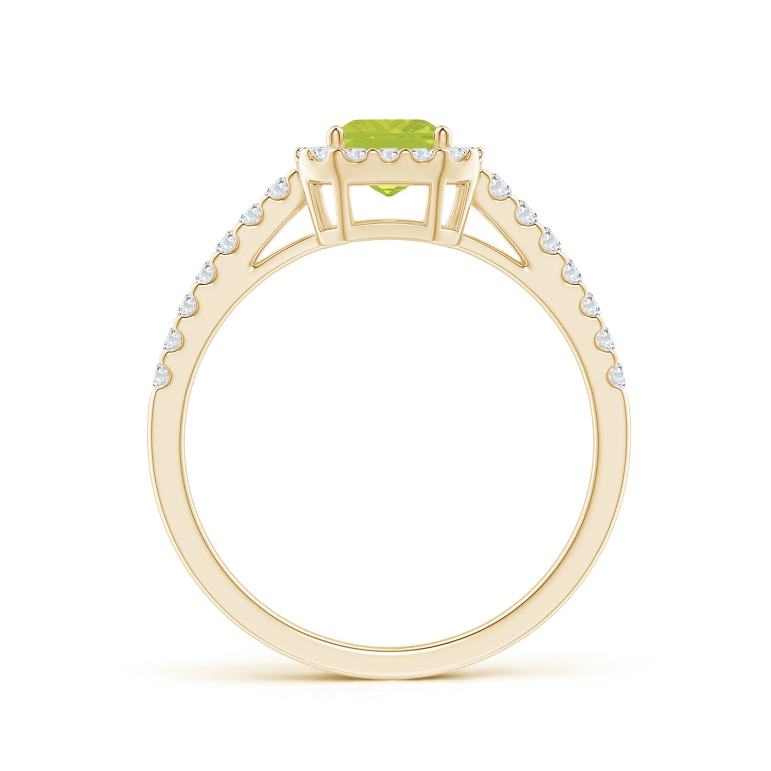 A - Peridot / 1.33 CT / 14 KT Yellow Gold