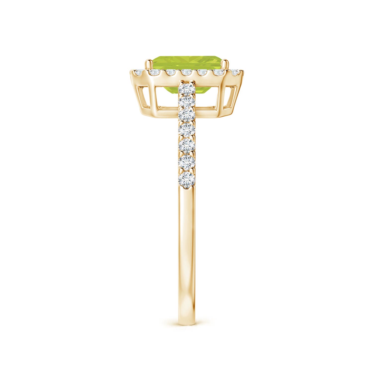 A - Peridot / 1.33 CT / 14 KT Yellow Gold