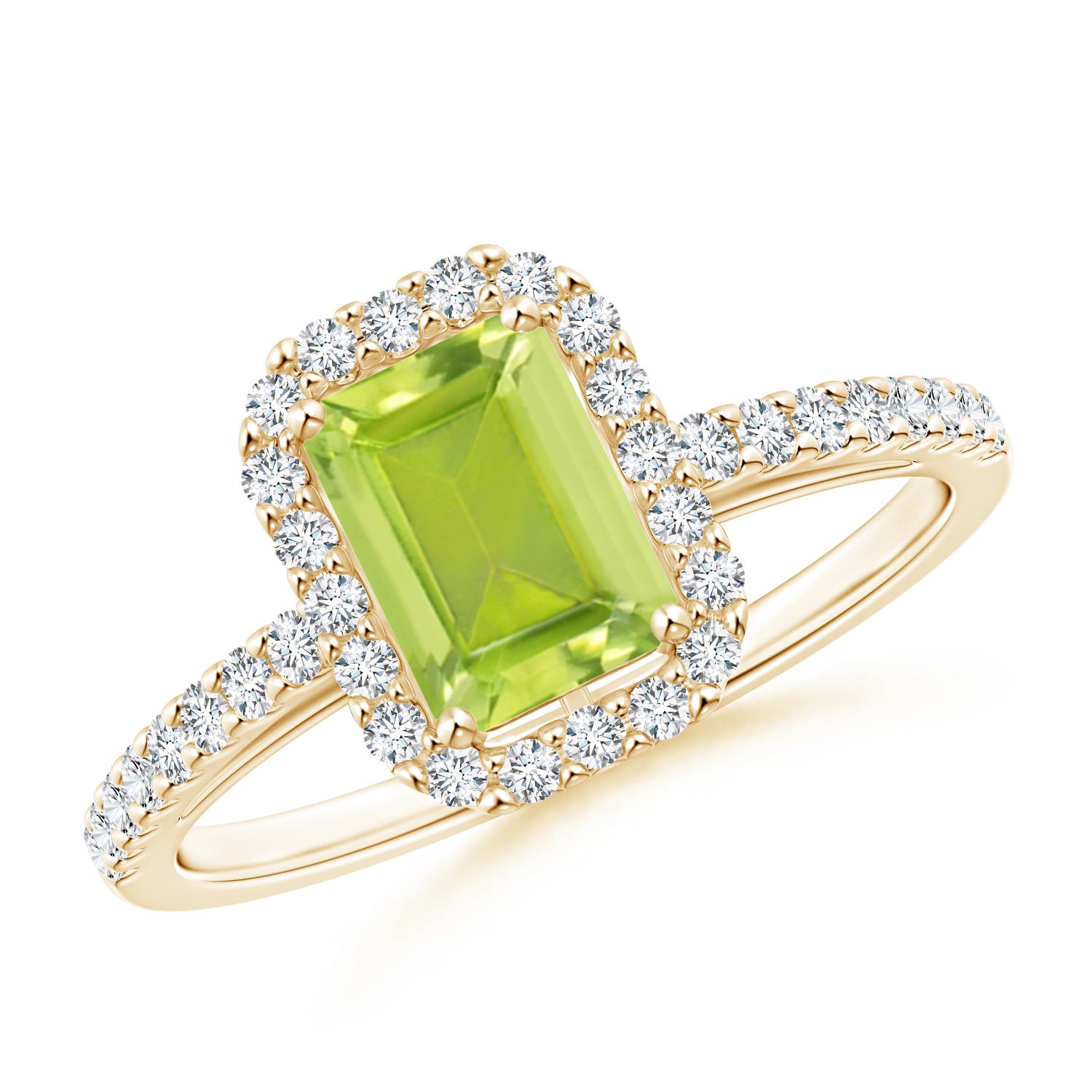 AA - Peridot / 1.33 CT / 14 KT Yellow Gold