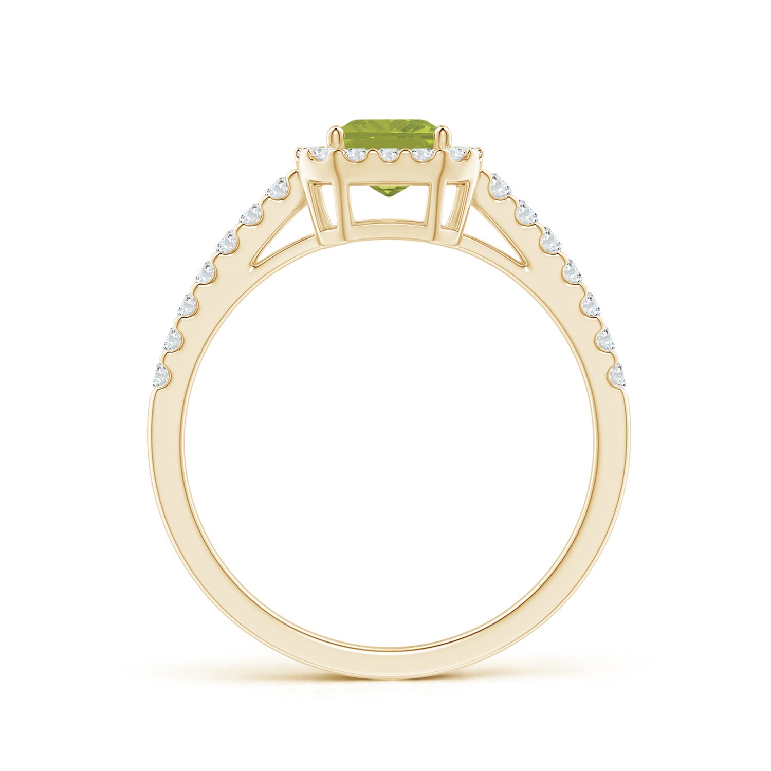 AA - Peridot / 1.33 CT / 14 KT Yellow Gold