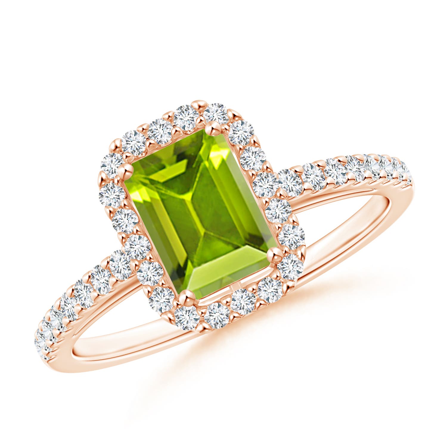 AAA - Peridot / 1.33 CT / 14 KT Rose Gold