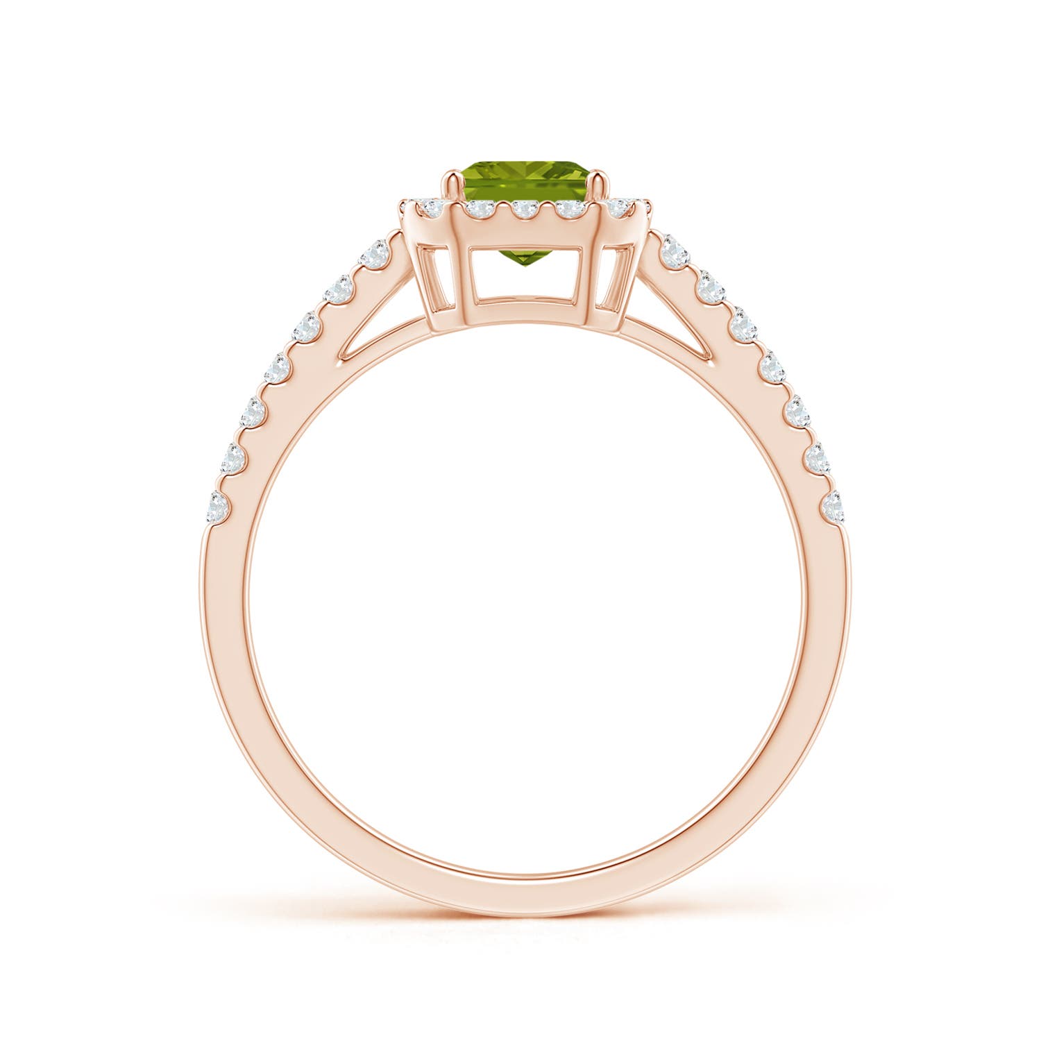 AAA - Peridot / 1.33 CT / 14 KT Rose Gold