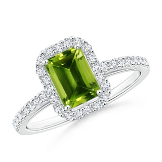 Emerald Cut AAAA Peridot