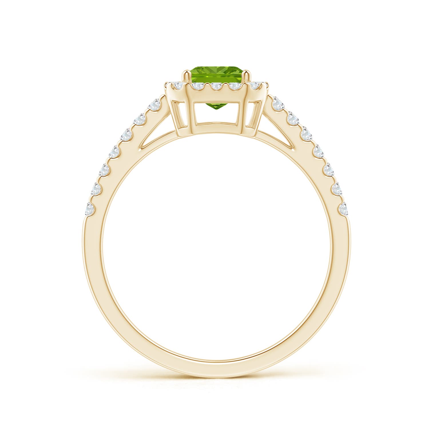 AAAA - Peridot / 1.33 CT / 14 KT Yellow Gold