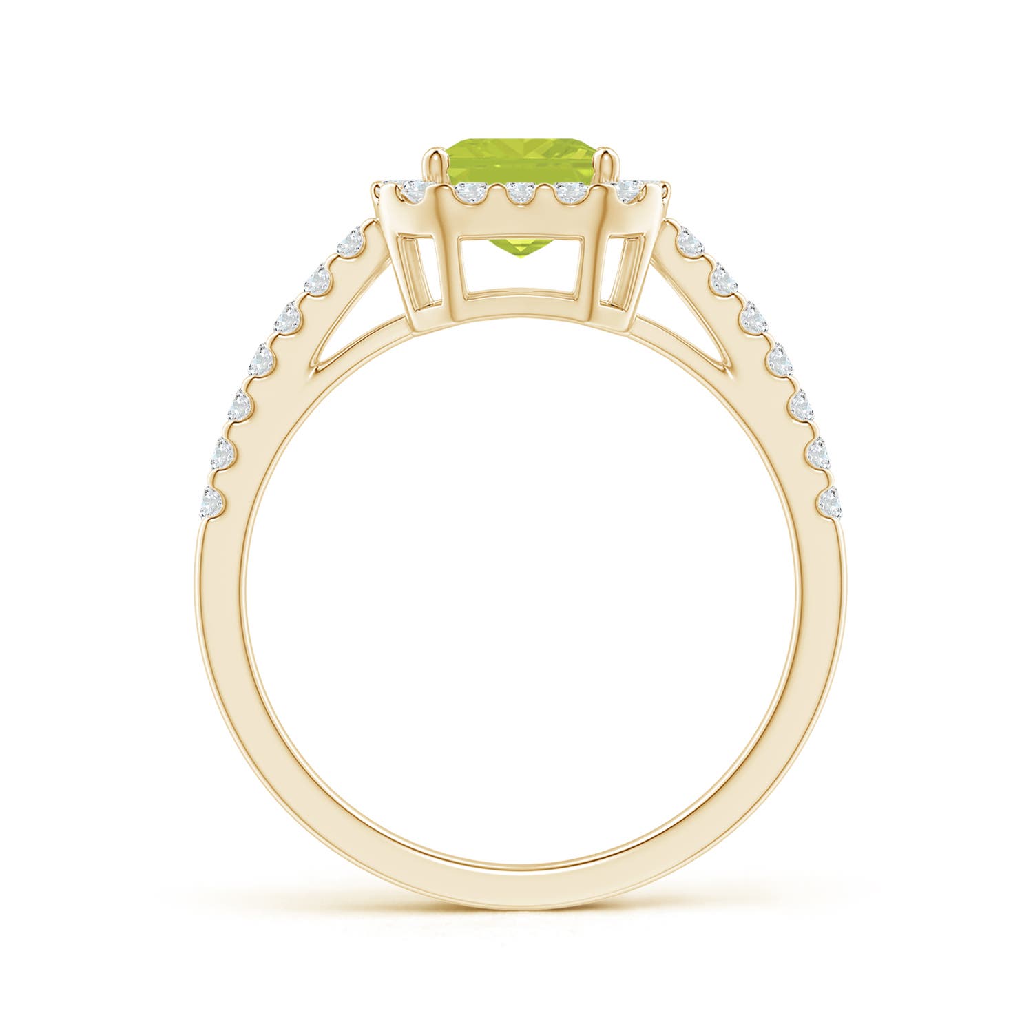 A - Peridot / 2.01 CT / 14 KT Yellow Gold