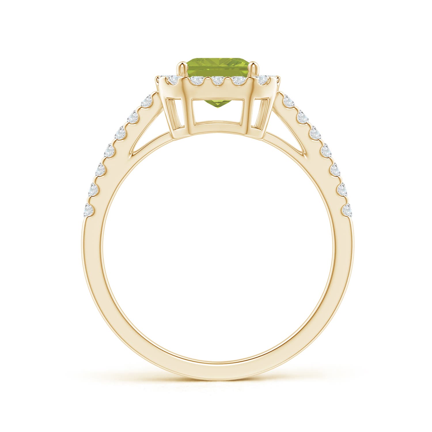 AA - Peridot / 2.01 CT / 14 KT Yellow Gold