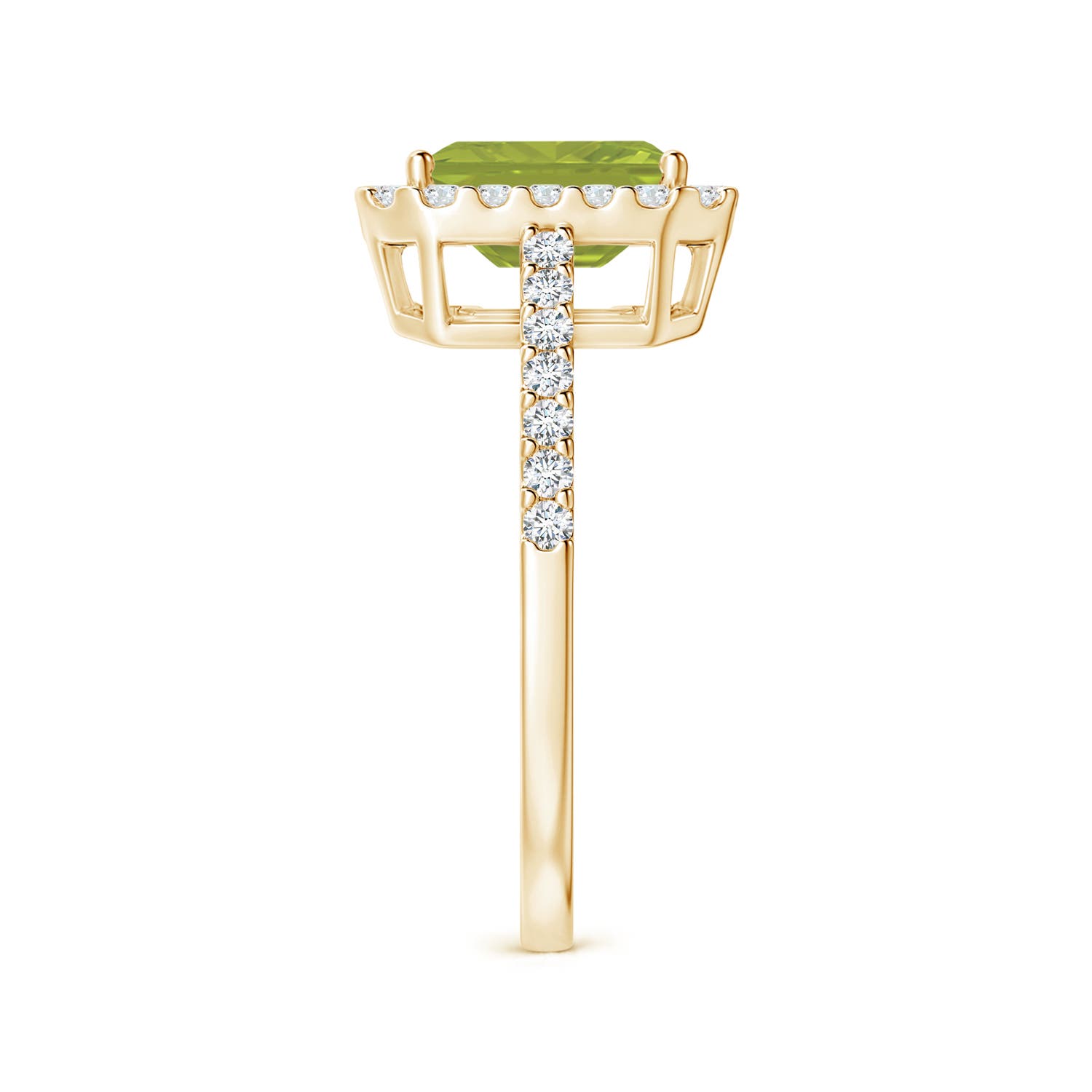 AA - Peridot / 2.01 CT / 14 KT Yellow Gold