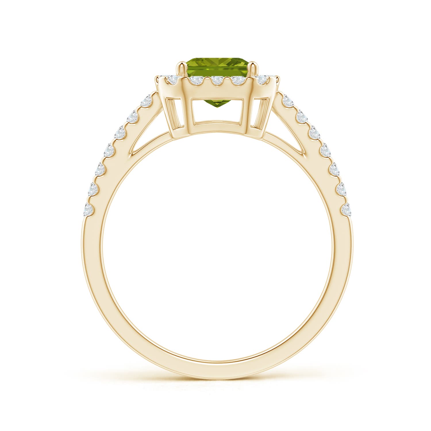 AAA - Peridot / 2.01 CT / 14 KT Yellow Gold