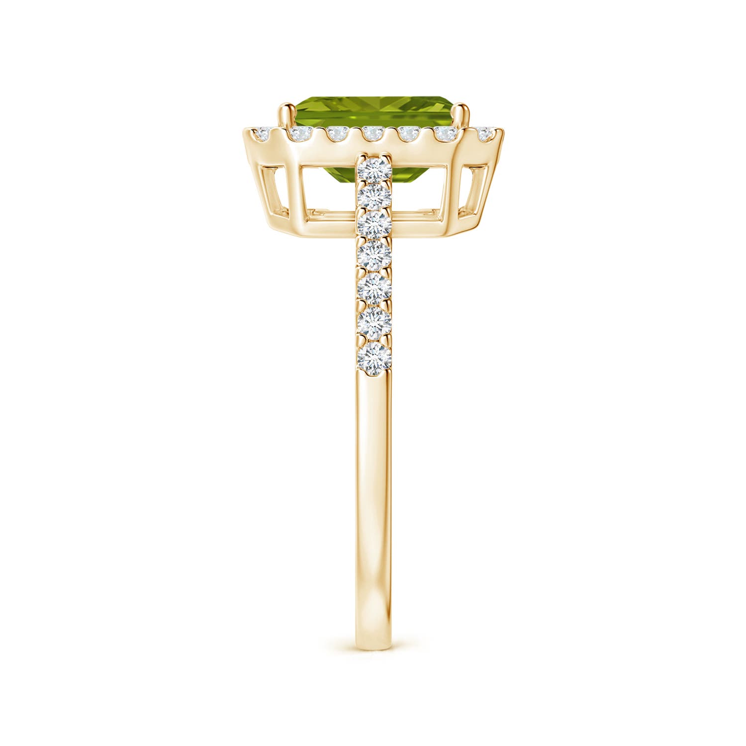 AAA - Peridot / 2.01 CT / 14 KT Yellow Gold