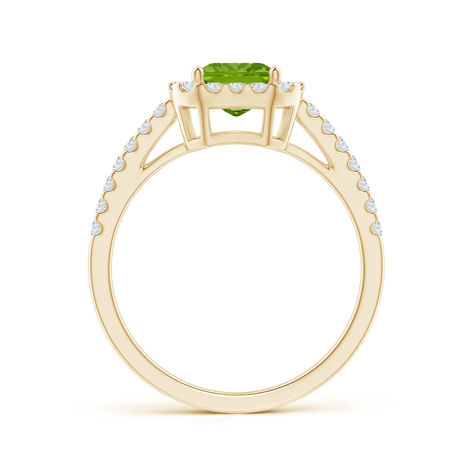 AAAA - Peridot / 2.01 CT / 14 KT Yellow Gold