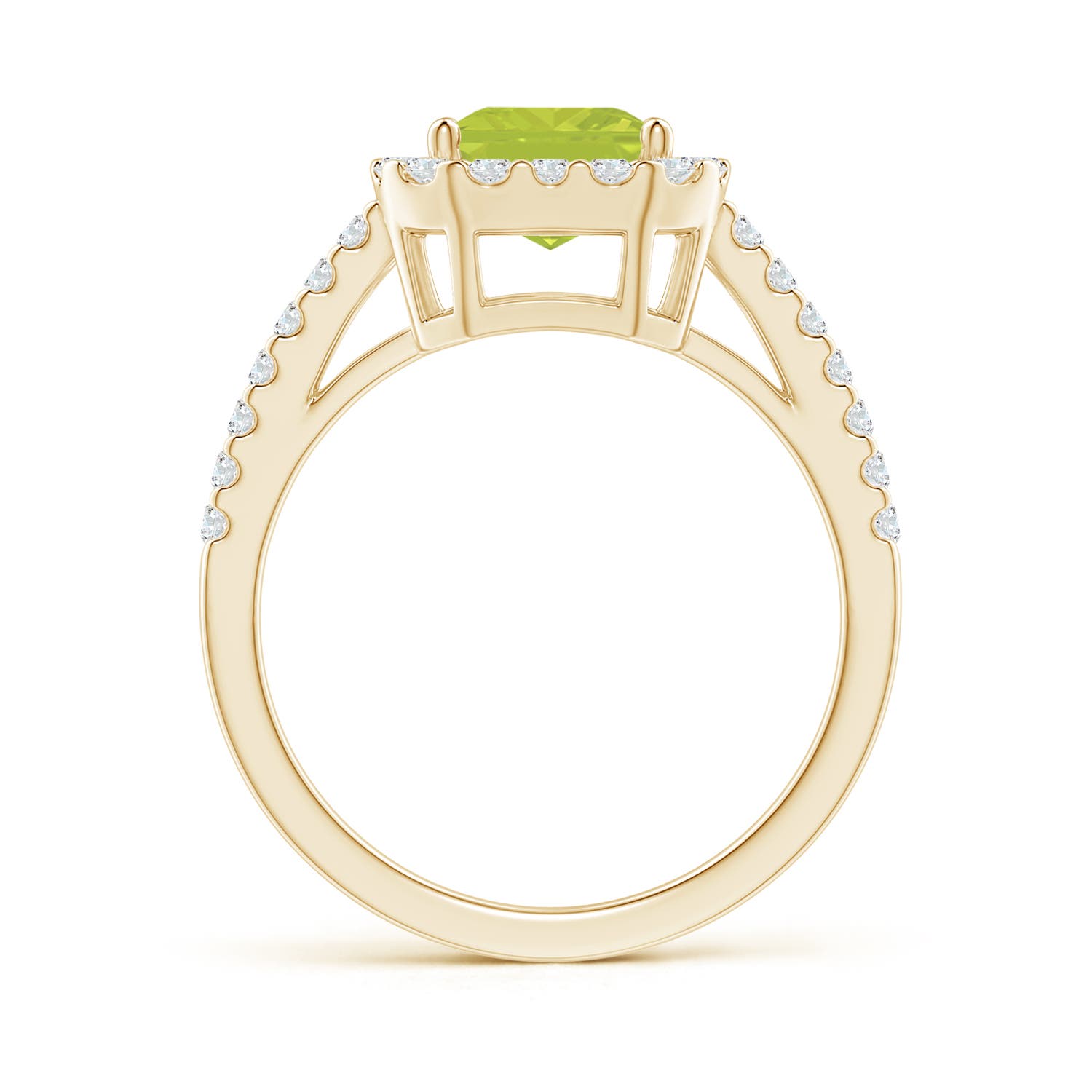 A - Peridot / 2.83 CT / 14 KT Yellow Gold