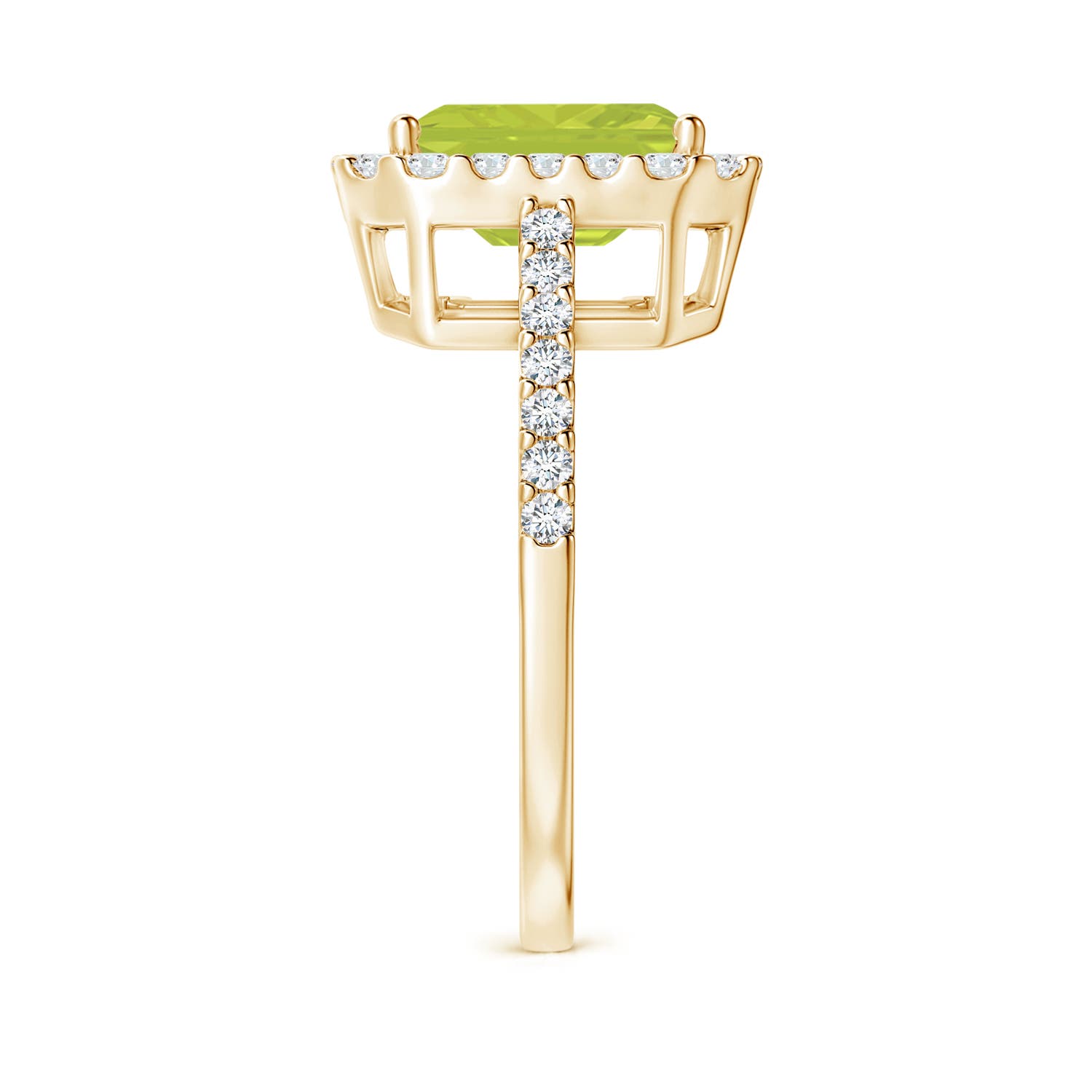 A - Peridot / 2.83 CT / 14 KT Yellow Gold