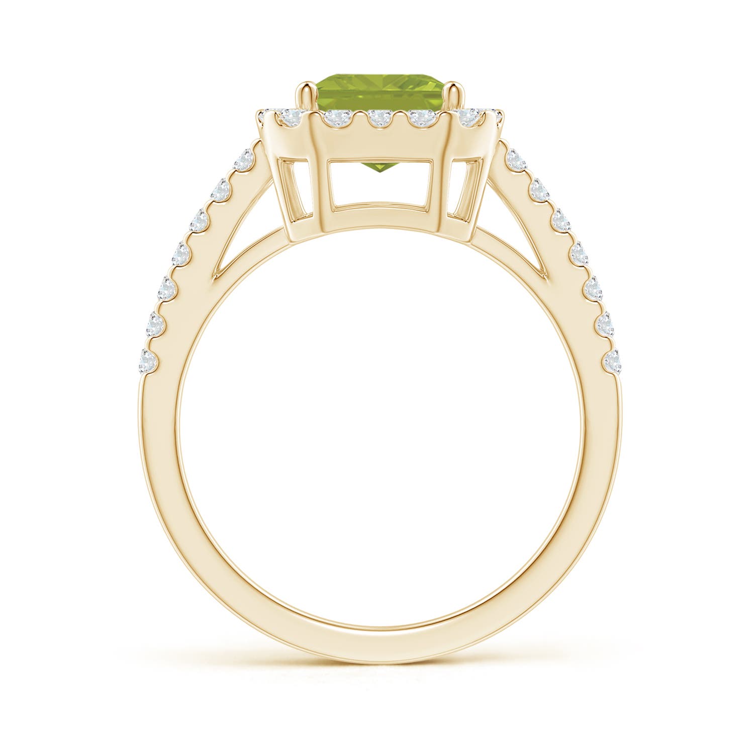 AA - Peridot / 2.83 CT / 14 KT Yellow Gold