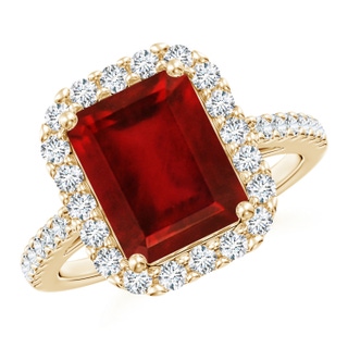 Emerald Cut AAAA Ruby