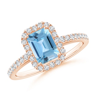 Emerald Cut A Swiss Blue Topaz