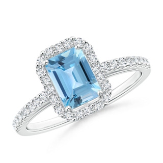 Emerald Cut A Swiss Blue Topaz