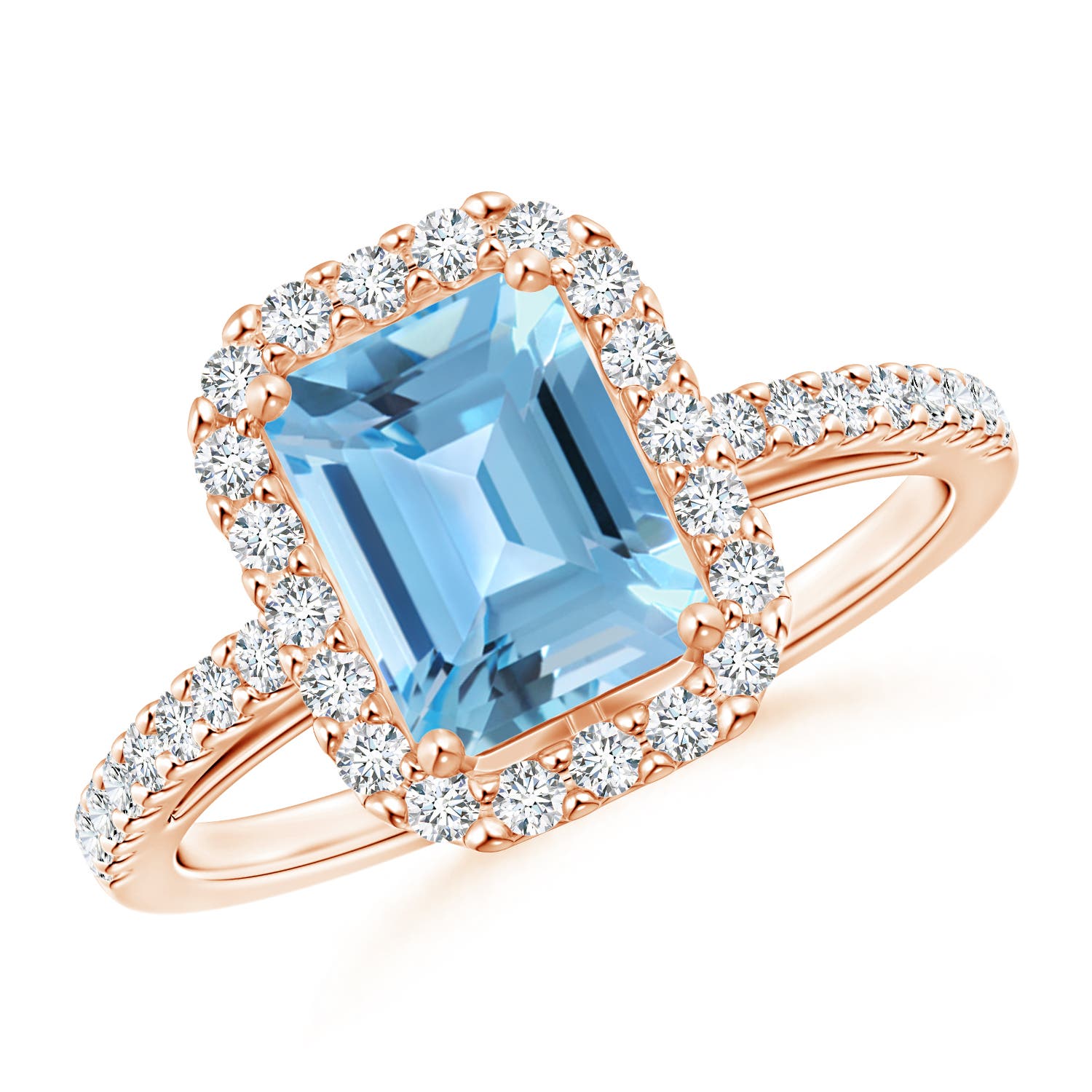 A - Swiss Blue Topaz / 2.36 CT / 14 KT Rose Gold