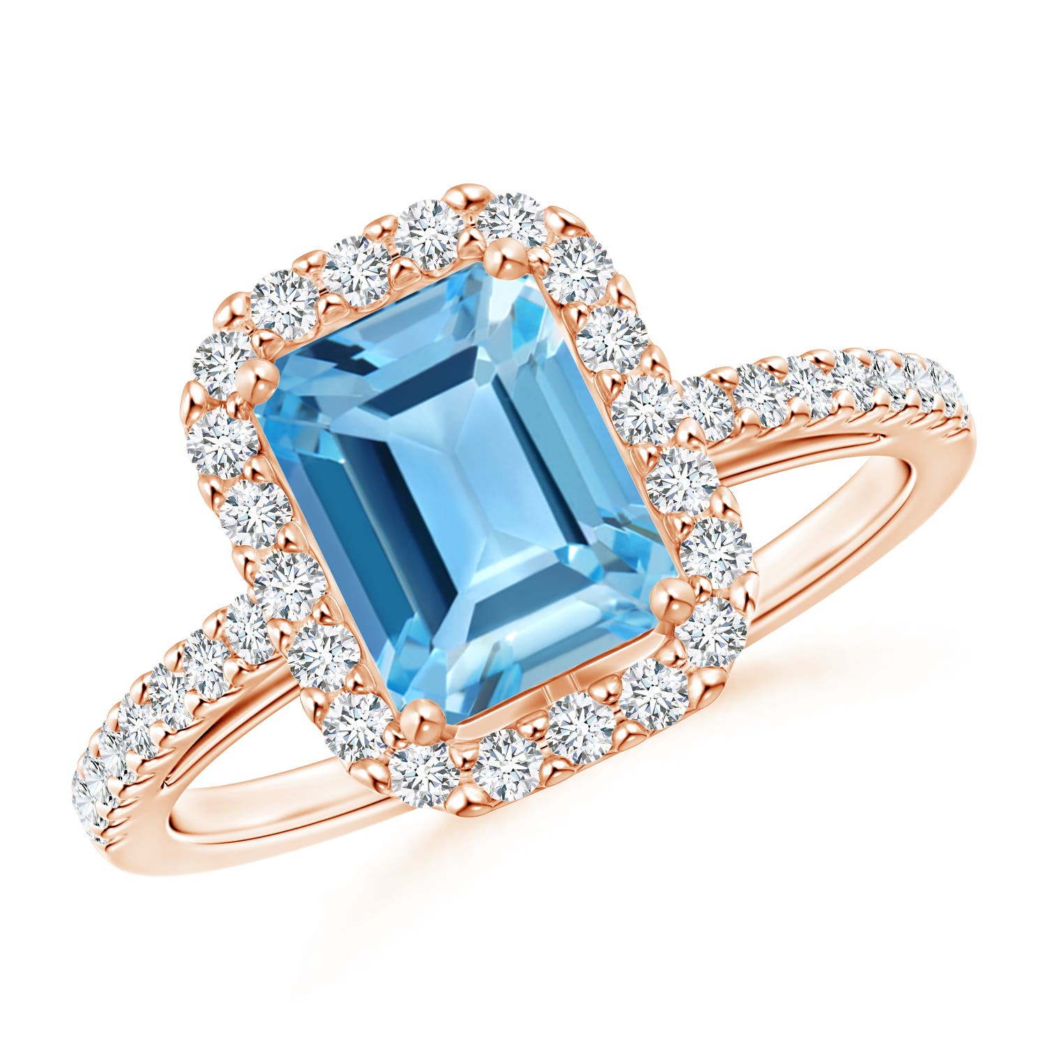 AA - Swiss Blue Topaz / 2.36 CT / 14 KT Rose Gold