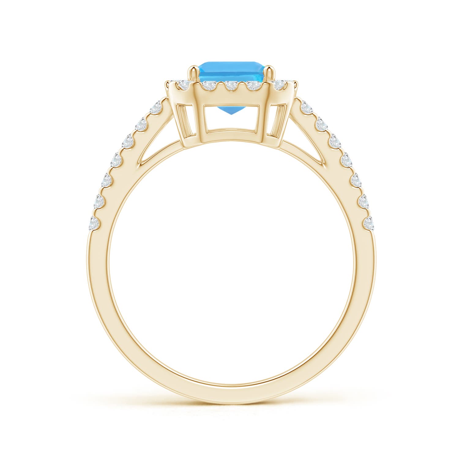 AA - Swiss Blue Topaz / 2.36 CT / 14 KT Yellow Gold