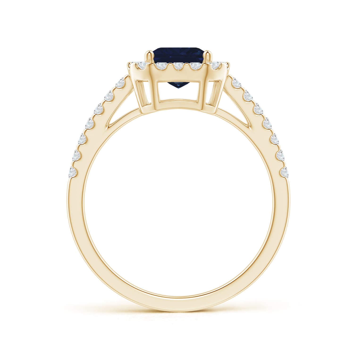 AA - Blue Sapphire / 2.06 CT / 14 KT Yellow Gold