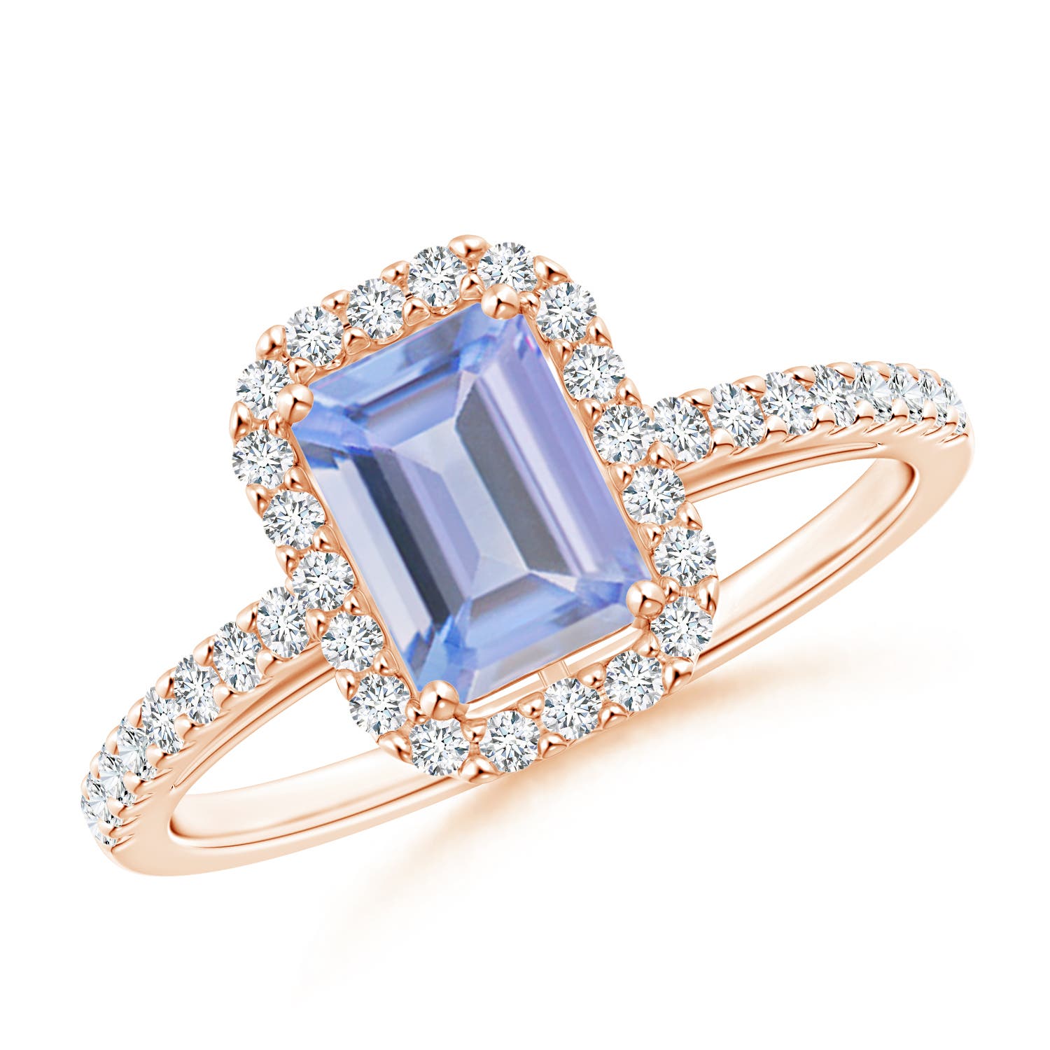 A - Tanzanite / 1.33 CT / 14 KT Rose Gold