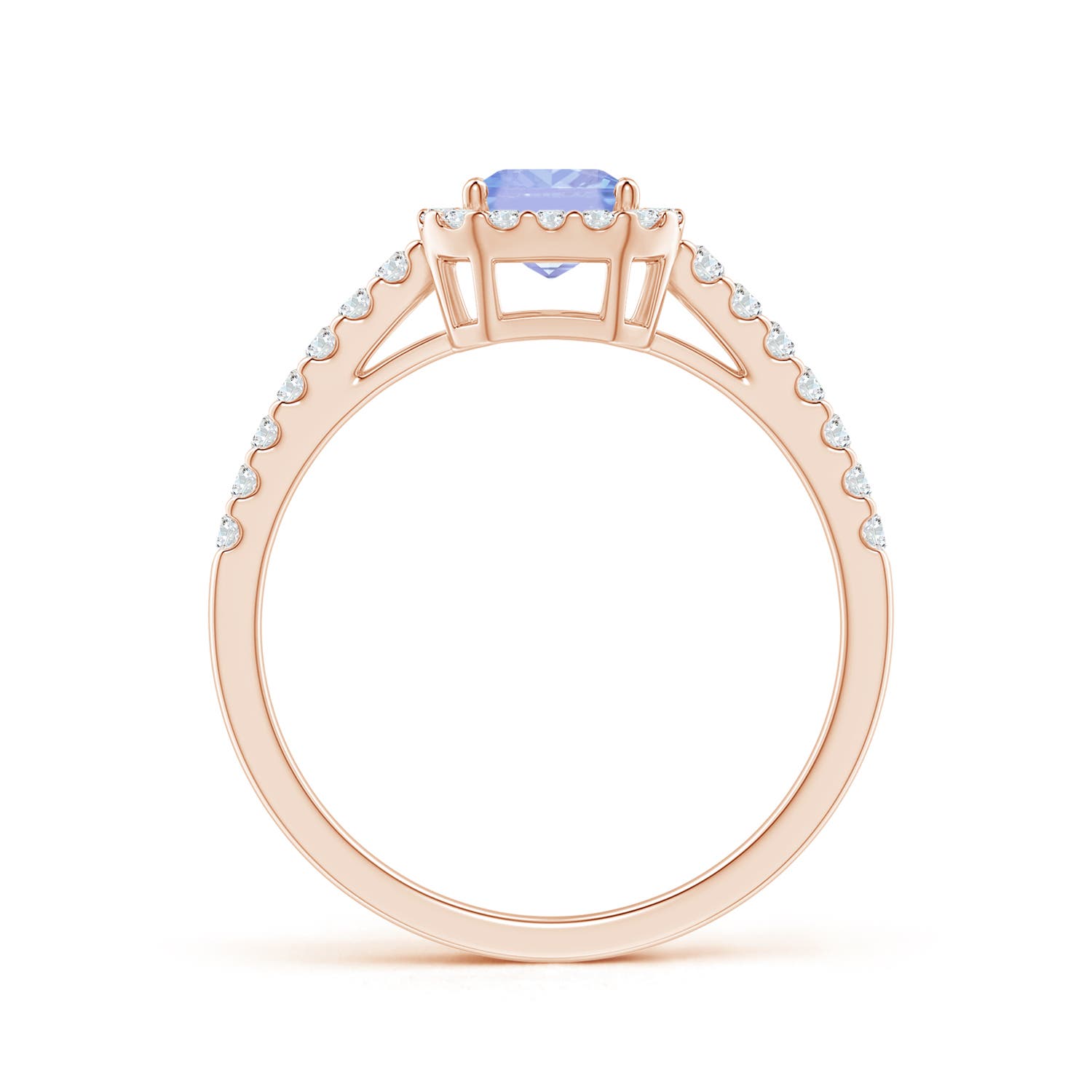 A - Tanzanite / 1.33 CT / 14 KT Rose Gold