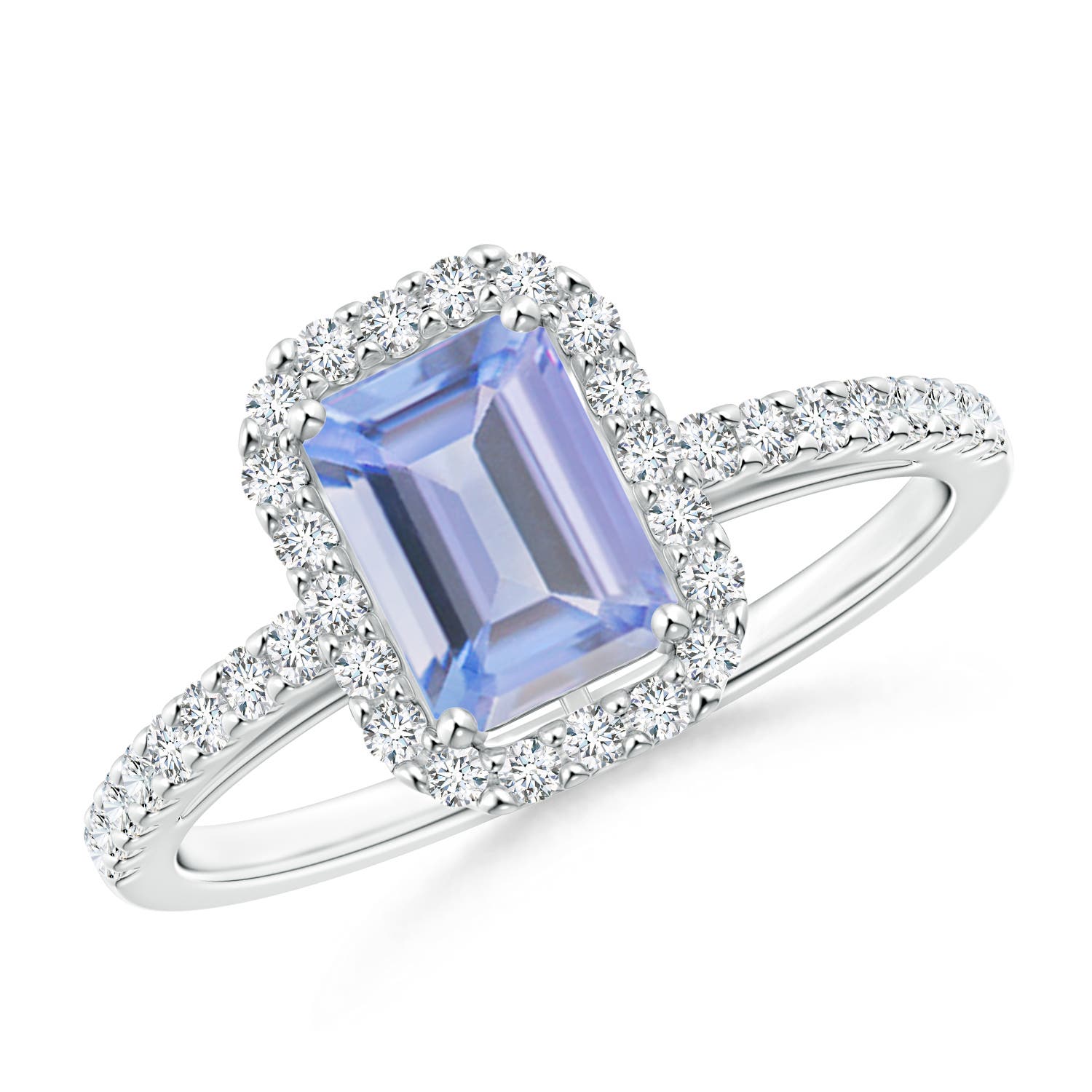 A - Tanzanite / 1.33 CT / 14 KT White Gold