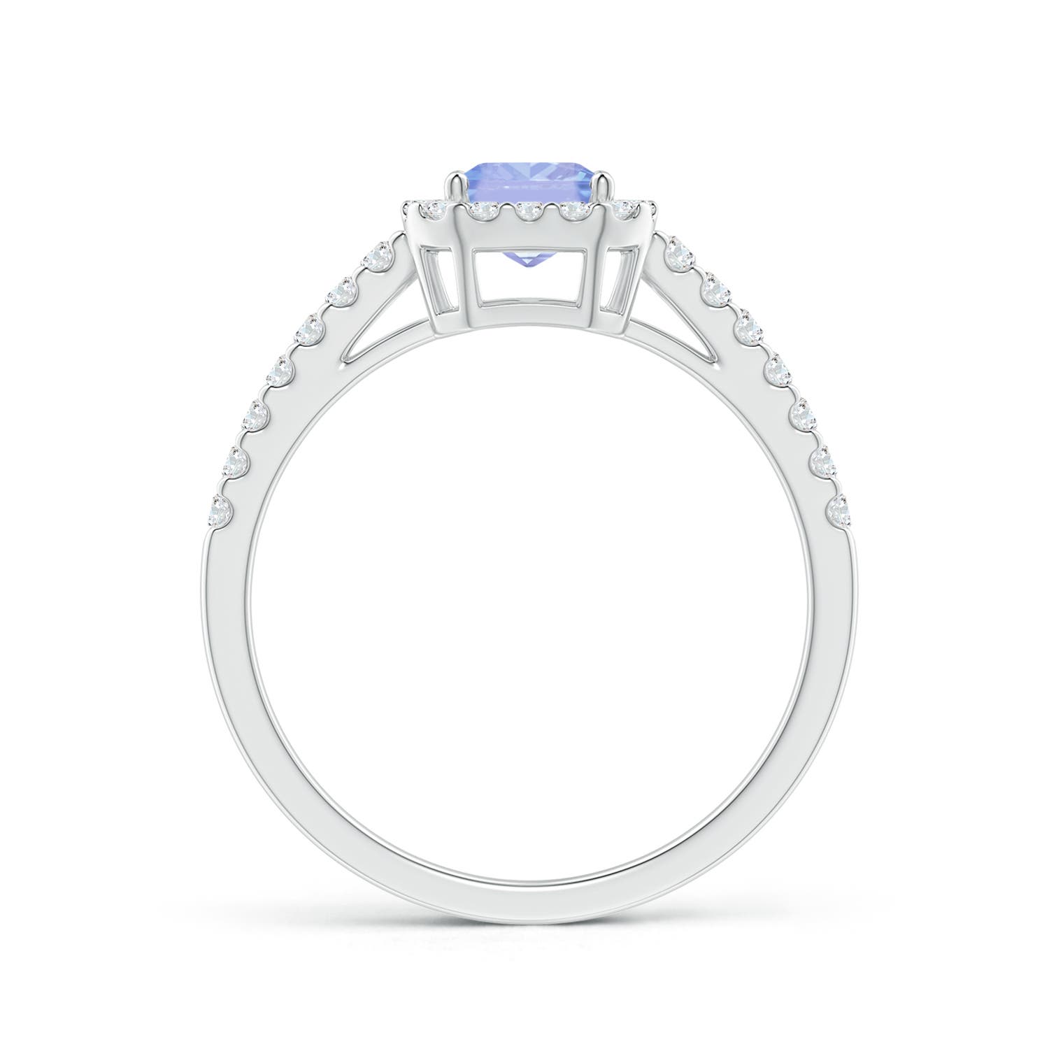 A - Tanzanite / 1.33 CT / 14 KT White Gold