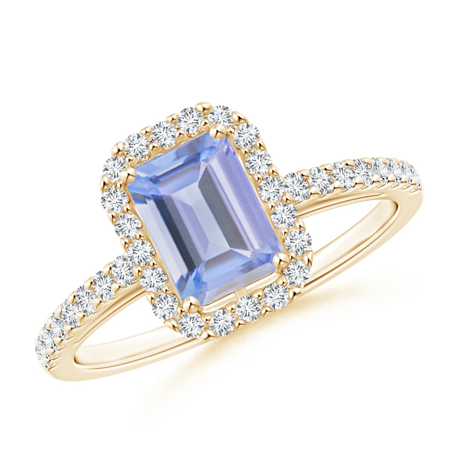 A - Tanzanite / 1.33 CT / 14 KT Yellow Gold