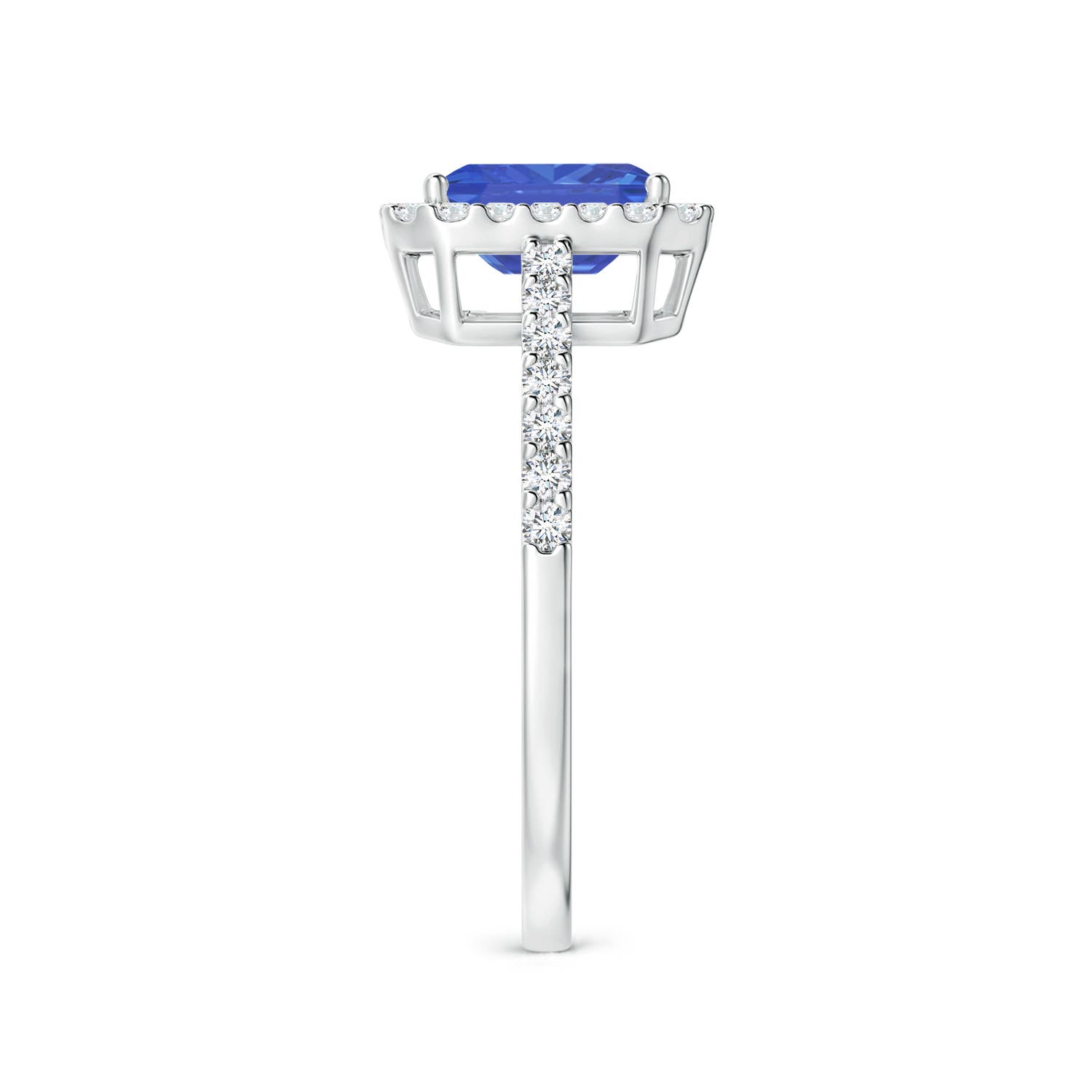 AA - Tanzanite / 1.33 CT / 14 KT White Gold