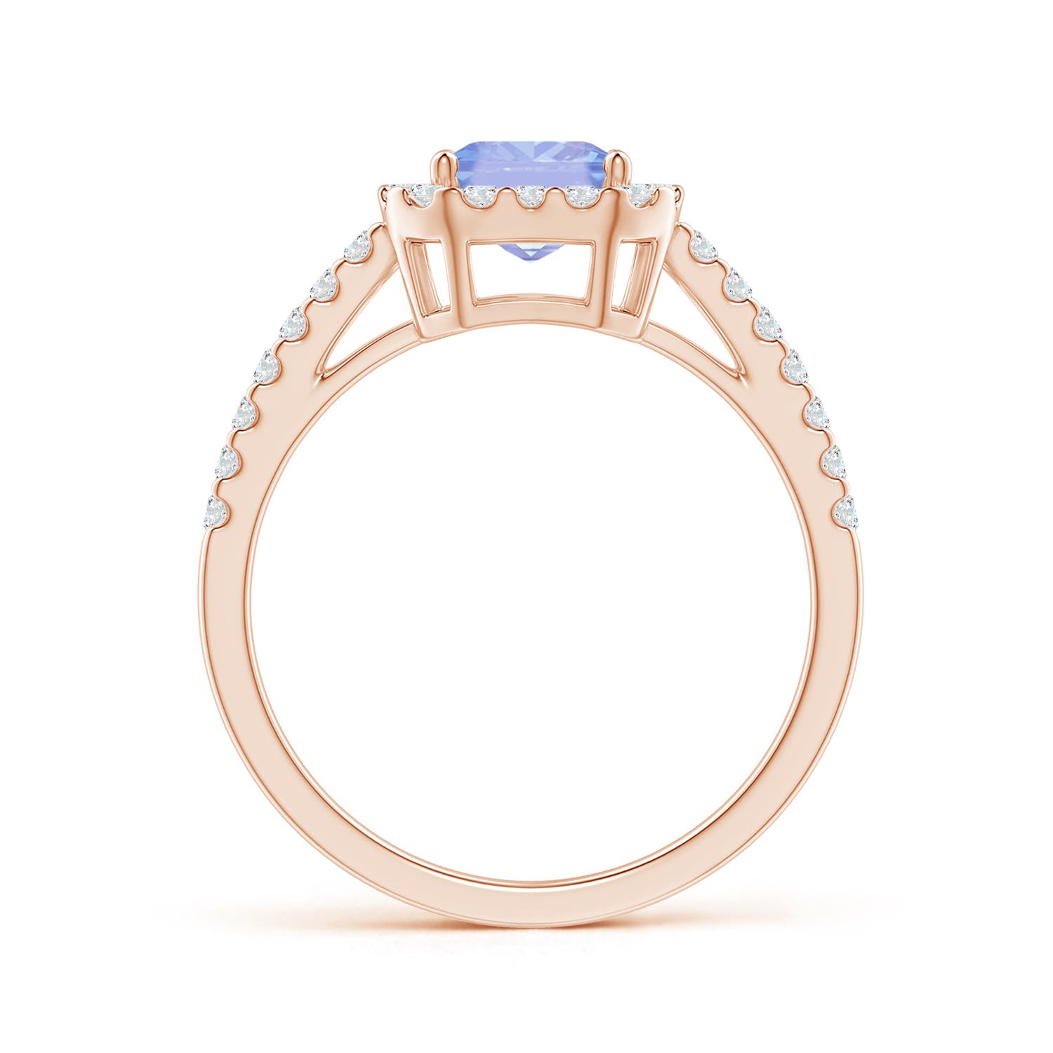 A - Tanzanite / 1.91 CT / 14 KT Rose Gold